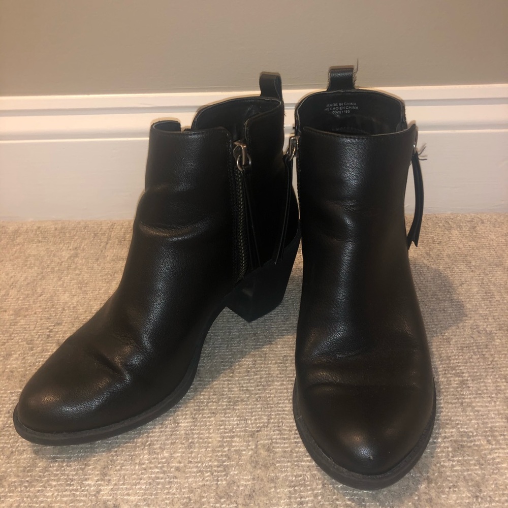 Black booties
